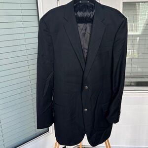Men's Profilo Black 2 Button Blazer